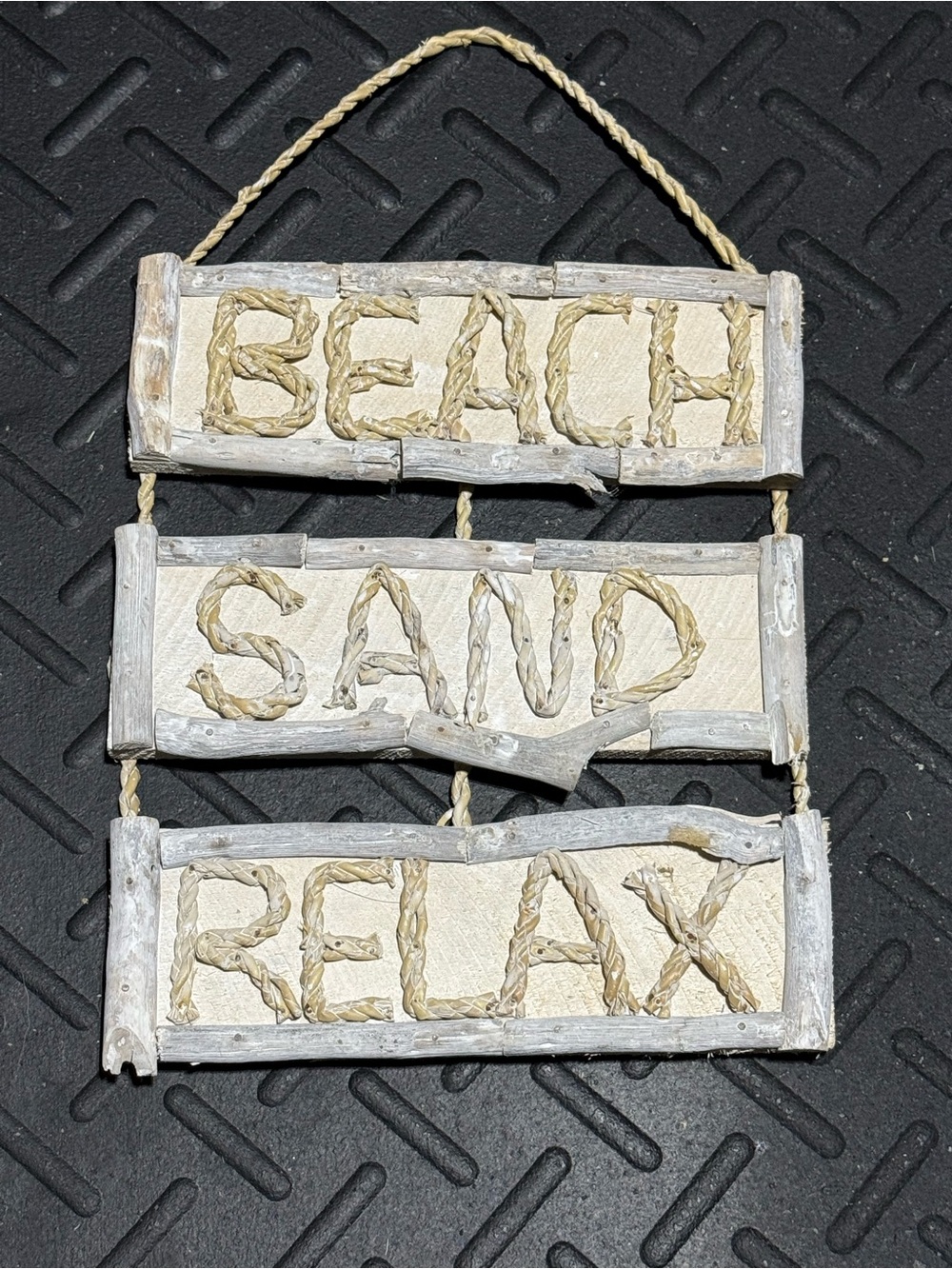 Beach Sand Relax Rope Wall Hanging